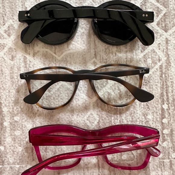 Ray-Ban & more Stylish Black, Brown, and Pink Glasses Set - Picture 2 of 8
